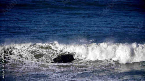 Big Sur Waves Crashing slow motion