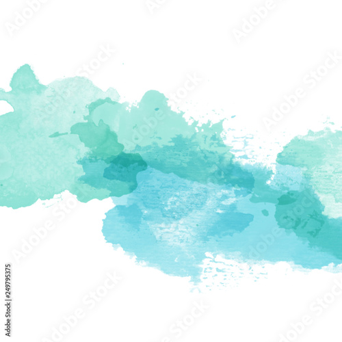Abstract watercolor art hand paint on white background,Watercolor background © Rakpong