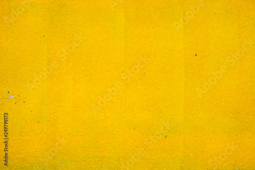 concrete wall yellow color for texture background
