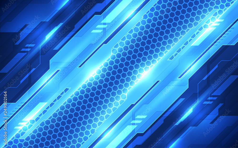 Abstract futuristic digital technology background. Illustration Vector