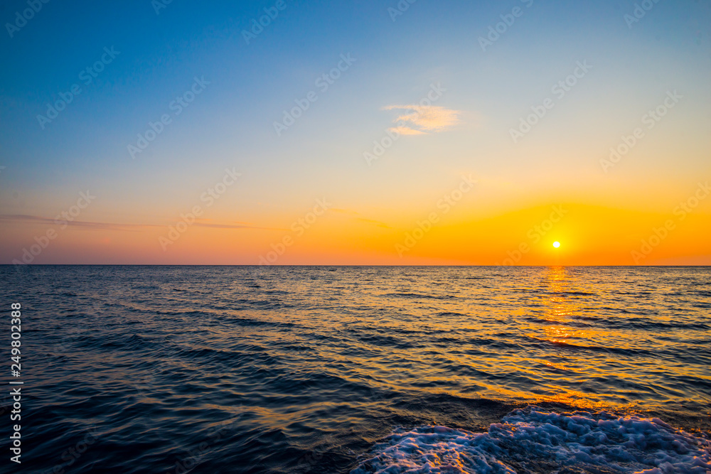 Obraz premium Sunset in Greece