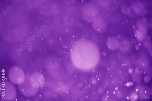 Bokeh background abstract purple proton