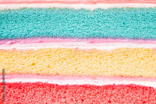 layer rainbow cake background