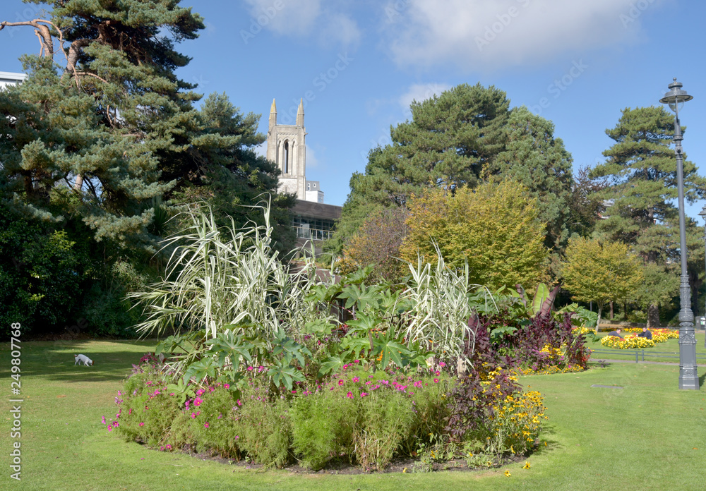 Fototapeta premium Lower gardens, Bournemouth, Dorset