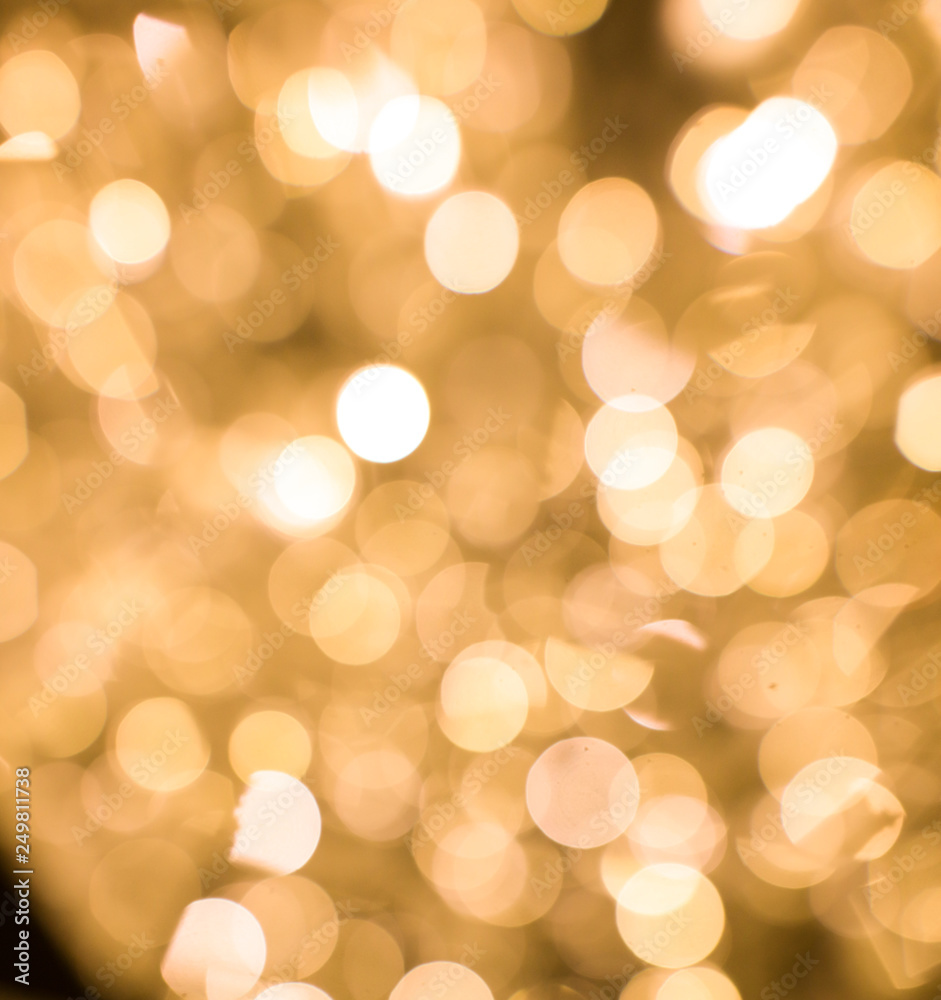 Golden bokeh lights as abstract background Golden bokeh lights as abstract background