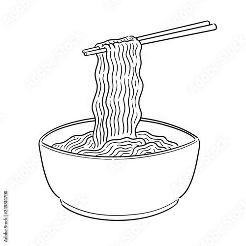 vector of noodle