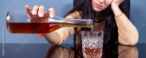 woman and alcohol
