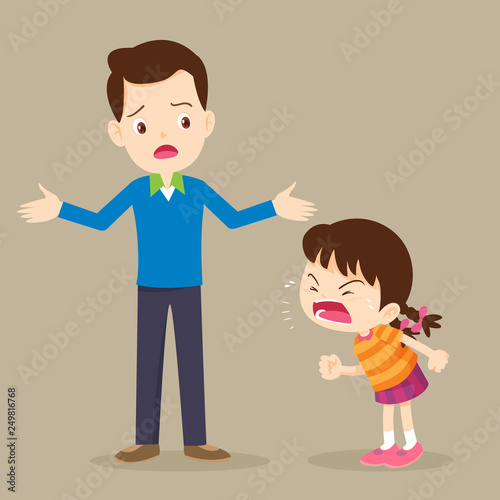 Rampage girl and her dad