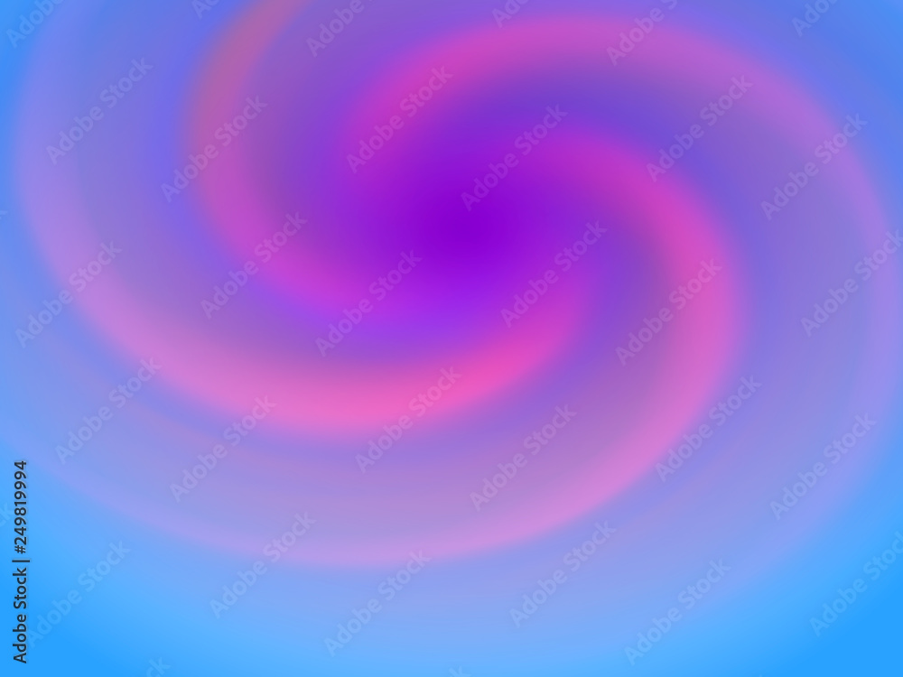 Fototapeta premium Blue and pink spiral background. Vector illustration