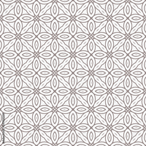 Geometric Pattern. Seamless Texture Grey Color Background. Vector illustration