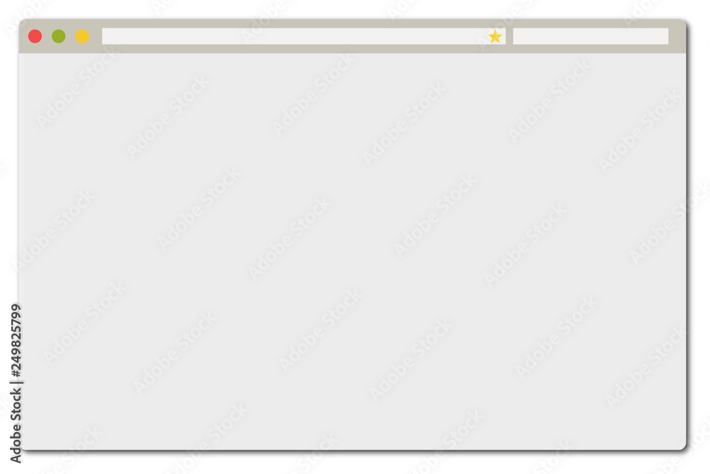 Obraz premium Simple web browser