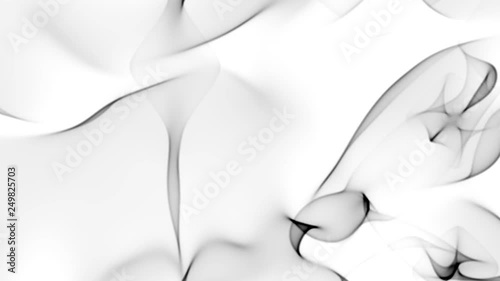 White Shifting Soft Caustics Folds Abstract Motion Background 3
