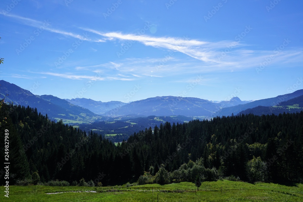 Wilder Kaiser Region in tirol in österreich