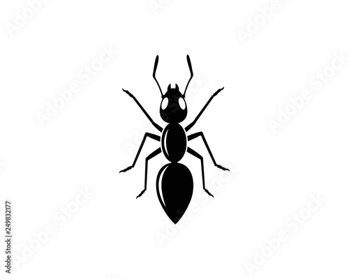 ant logo icon vector illustration design