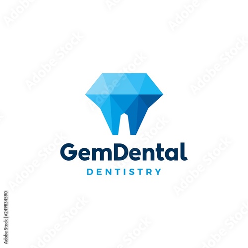 gems dental logo for dentist and dentistry