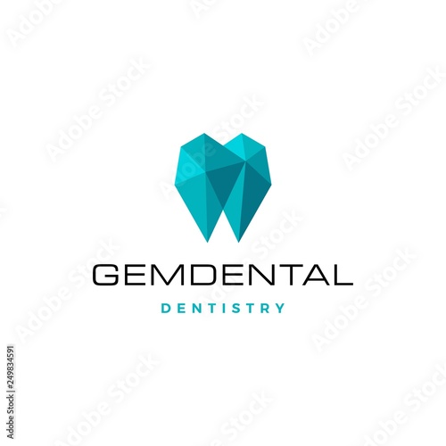 gems dental logo for dentist and dentistry