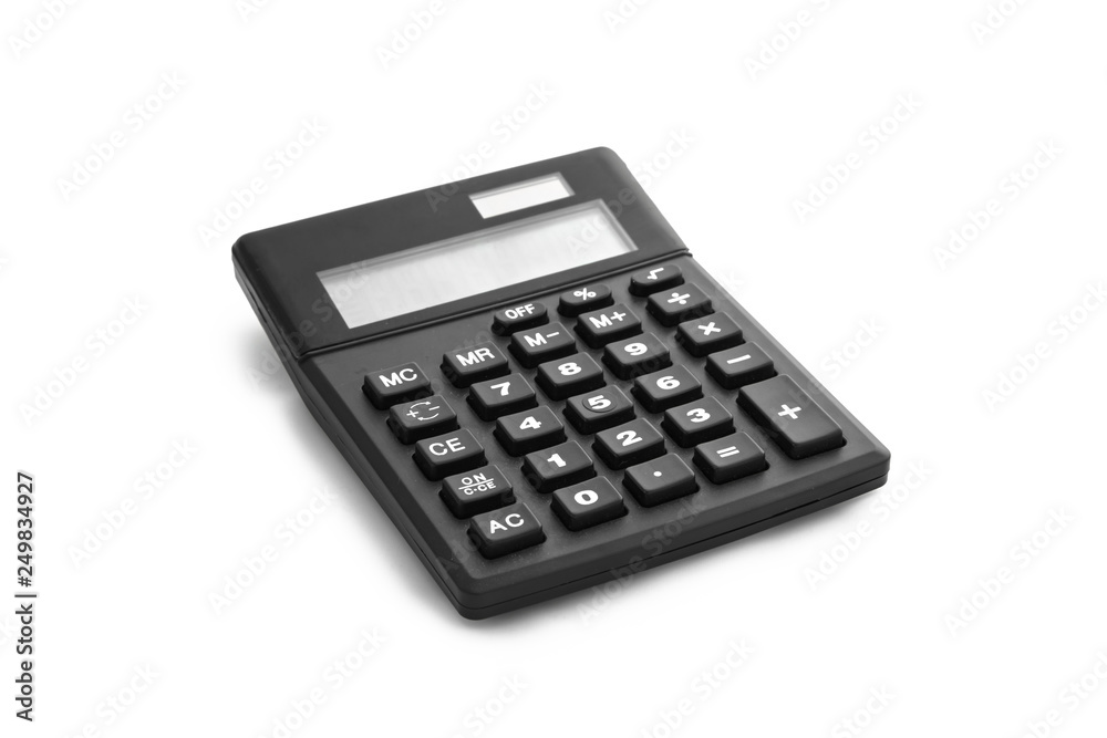 Classic Calculator on white background Classic Calculator on white background