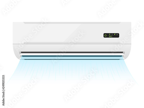 Air conditioner Vector Illustration