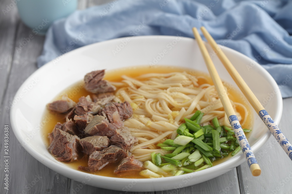Chinese beef shank noodle soup Chinese beef shank noodle soup