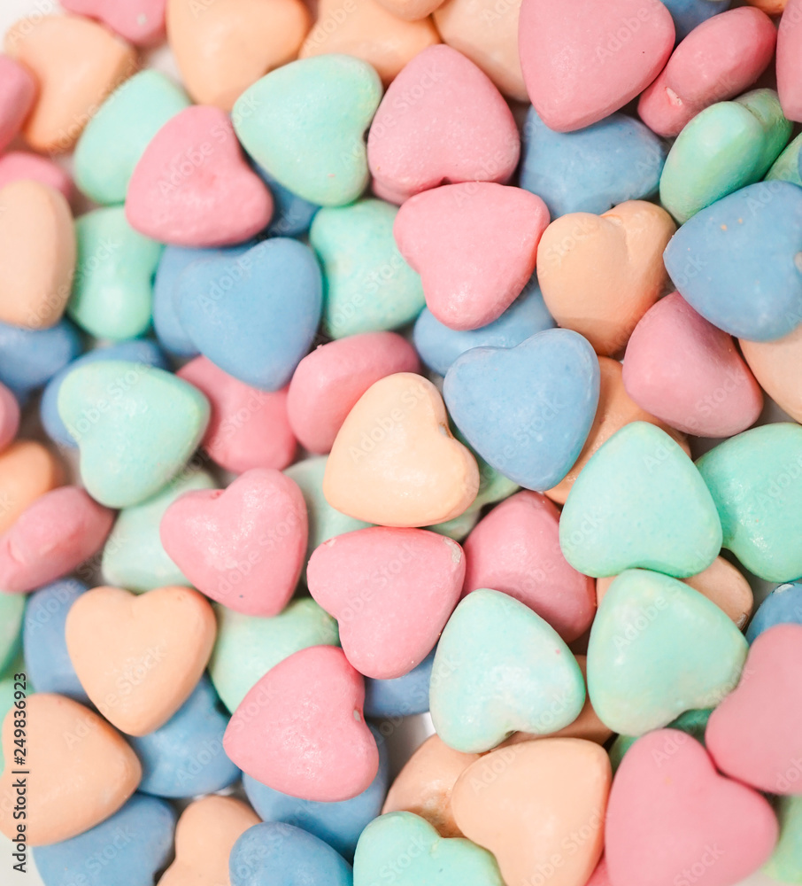 Heart Candy. A pile of colorful heart candies for Valentine's day. Heart Candy. A pile of colorful heart candies for Valentine's day.