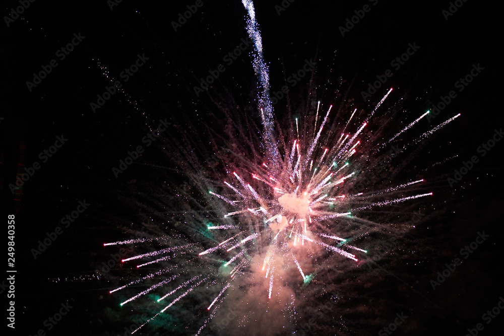 Fireworks With Black Background Fireworks With Black Background