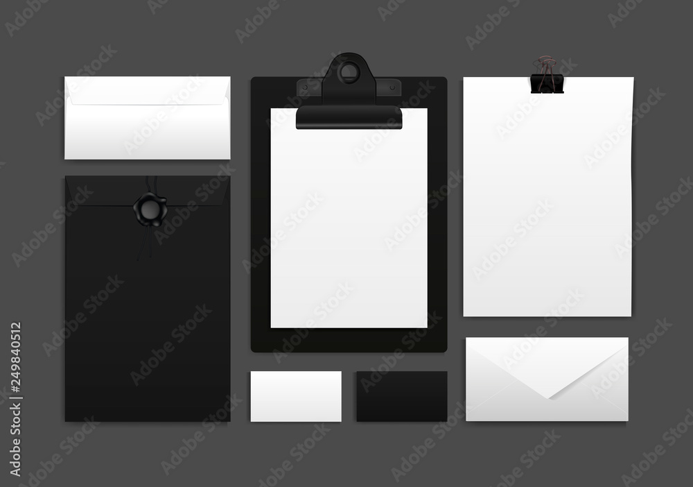 Stationery template mockup. Documentation for business. Stationery template mockup. Documentation for business.