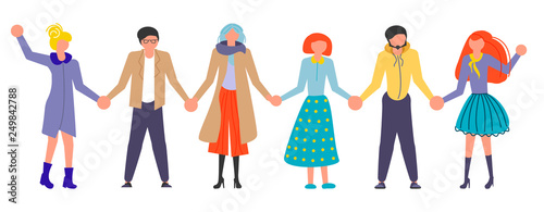 Public Street Protest concept.