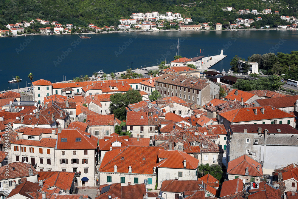 old town Kotor cityscape Montenegro