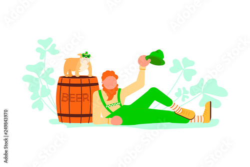 St Patricks Day banner.