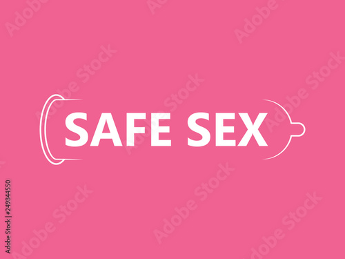 Condom Protection Safe Sex Icon Vector