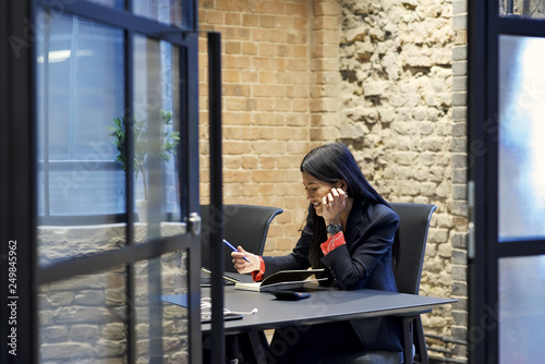 Professional Asian businesswoman in an office