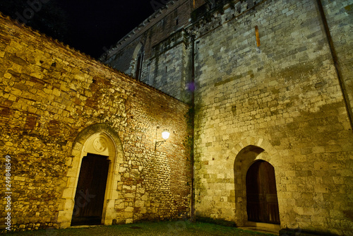 Fototapeta Naklejka Na Ścianę i Meble -  A wall close to the Moissac Abeey, France