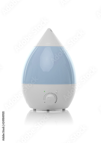Bild auf Leinwand White-blue air humidifier.