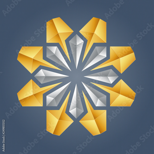 gold ornament etnic