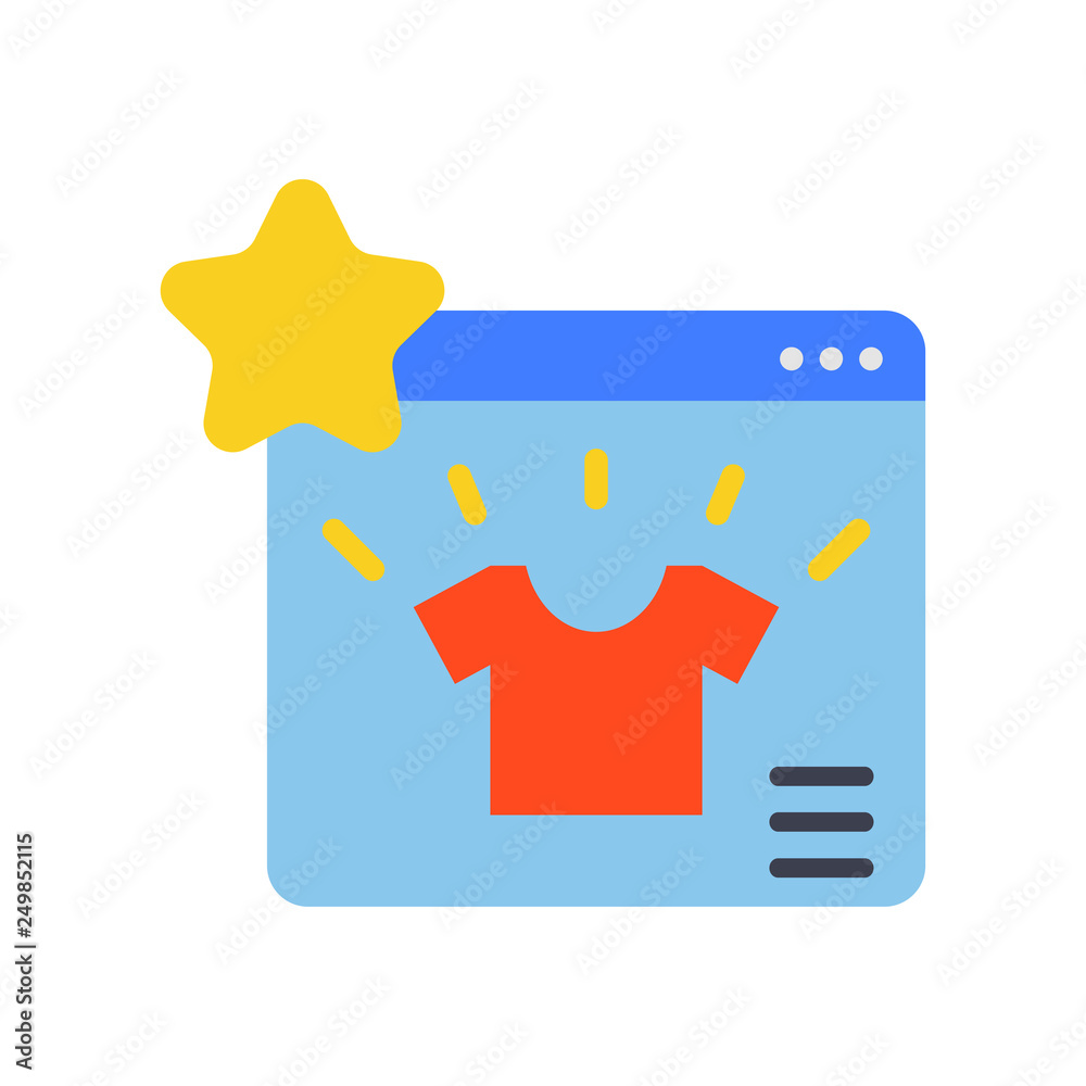 online store in smartphone icon symbol in flat style online store in smartphone icon symbol in flat style