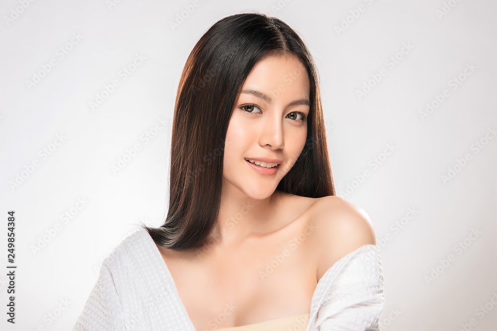 Beautiful Young asian Woman with Clean Fresh Skin Beautiful Young asian Woman with Clean Fresh Skin