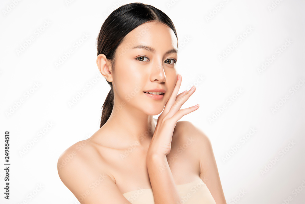 Beautiful Young asian Woman with Clean Fresh Skin Beautiful Young asian Woman with Clean Fresh Skin