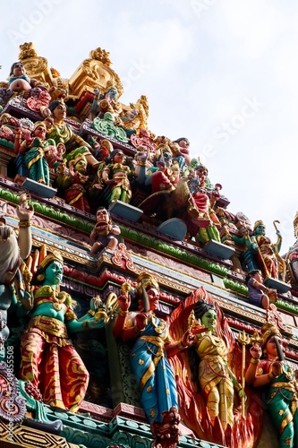 hindu god statue in indian temple