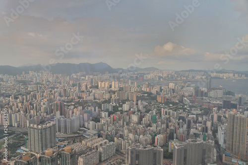 Residential building in Hong Kong photo