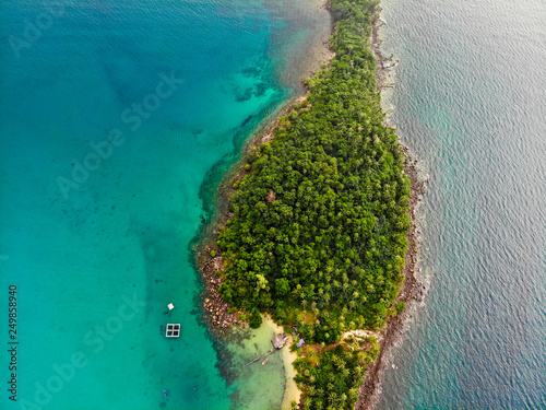 Photo Drone île paradisiaque Thaïlande Ko Kut Koh Kood vacances 