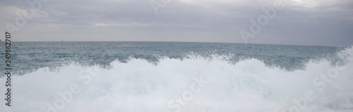 waves on the beach