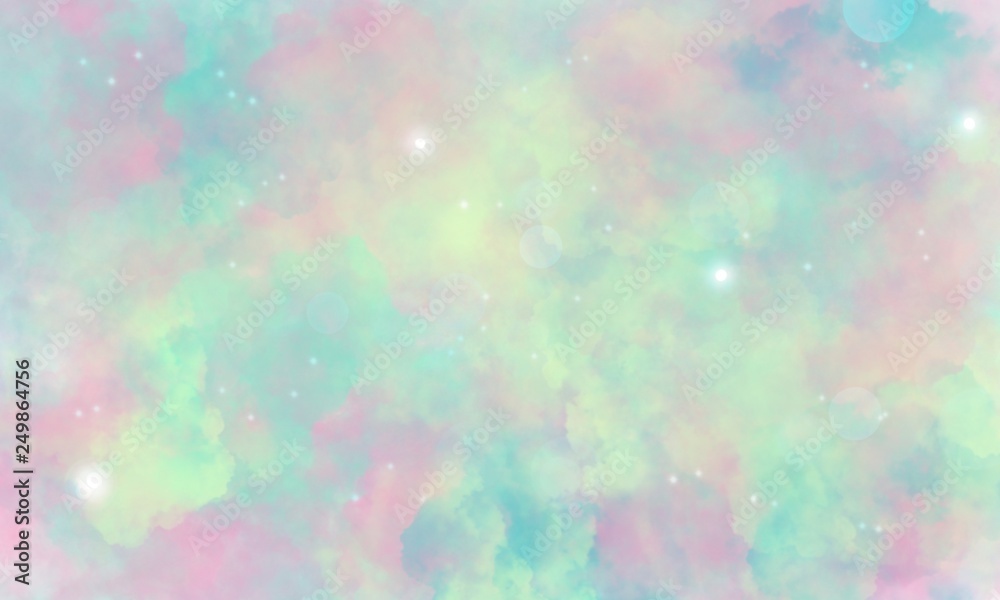 Star and galaxy, space background - Illustration Star and galaxy, space background - Illustration