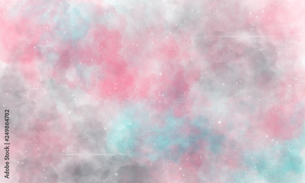 Star and galaxy, space background - Illustration Star and galaxy, space background - Illustration