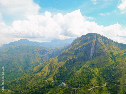 Sri Lanka,  Ella Little Adams peak mountan at Nuwara Eliya photo