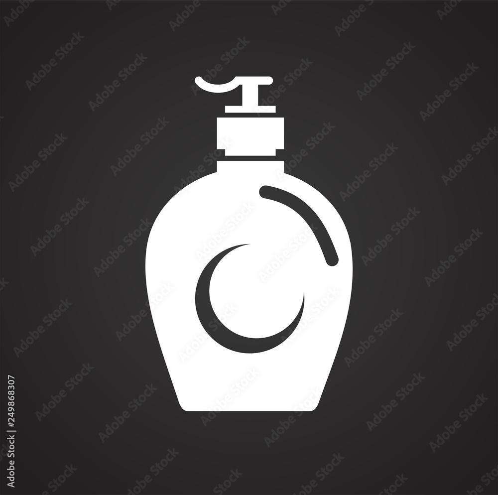 Cleaning agent icon on black background for graphic and web design, Modern simple vector sign. Internet concept. Trendy symbol for website design web button or mobile app Cleaning agent icon on black background for graphic and web design, Modern simple vector sign. Internet concept. Trendy symbol for website design web button or mobile app