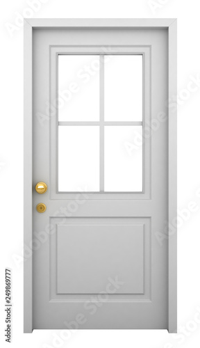 Door with frame