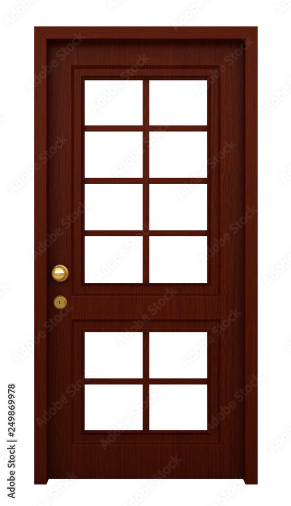 Door with frame Door with frame