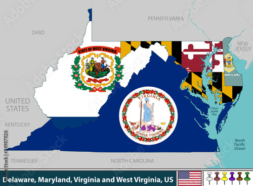 Delaware, Maryland, Virginia and West Virginia, US