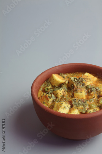 Indian Traditional Home made Paneer Butter Masala photo