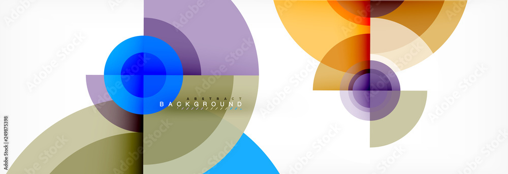 Geometric circle abstract background, creative geometric wallpaper. Geometric circle abstract background, creative geometric wallpaper.